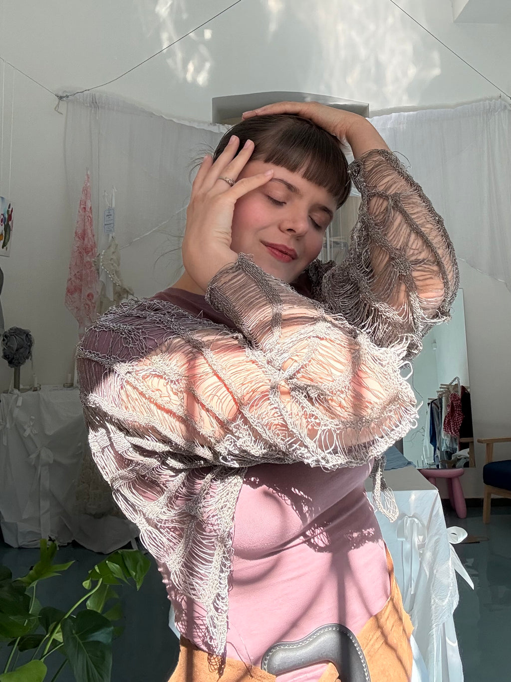 Pletené rukávy na míru