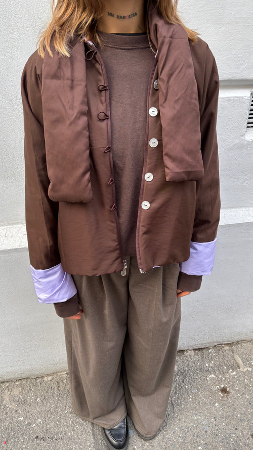 Oboustranný zateplený bog jacket