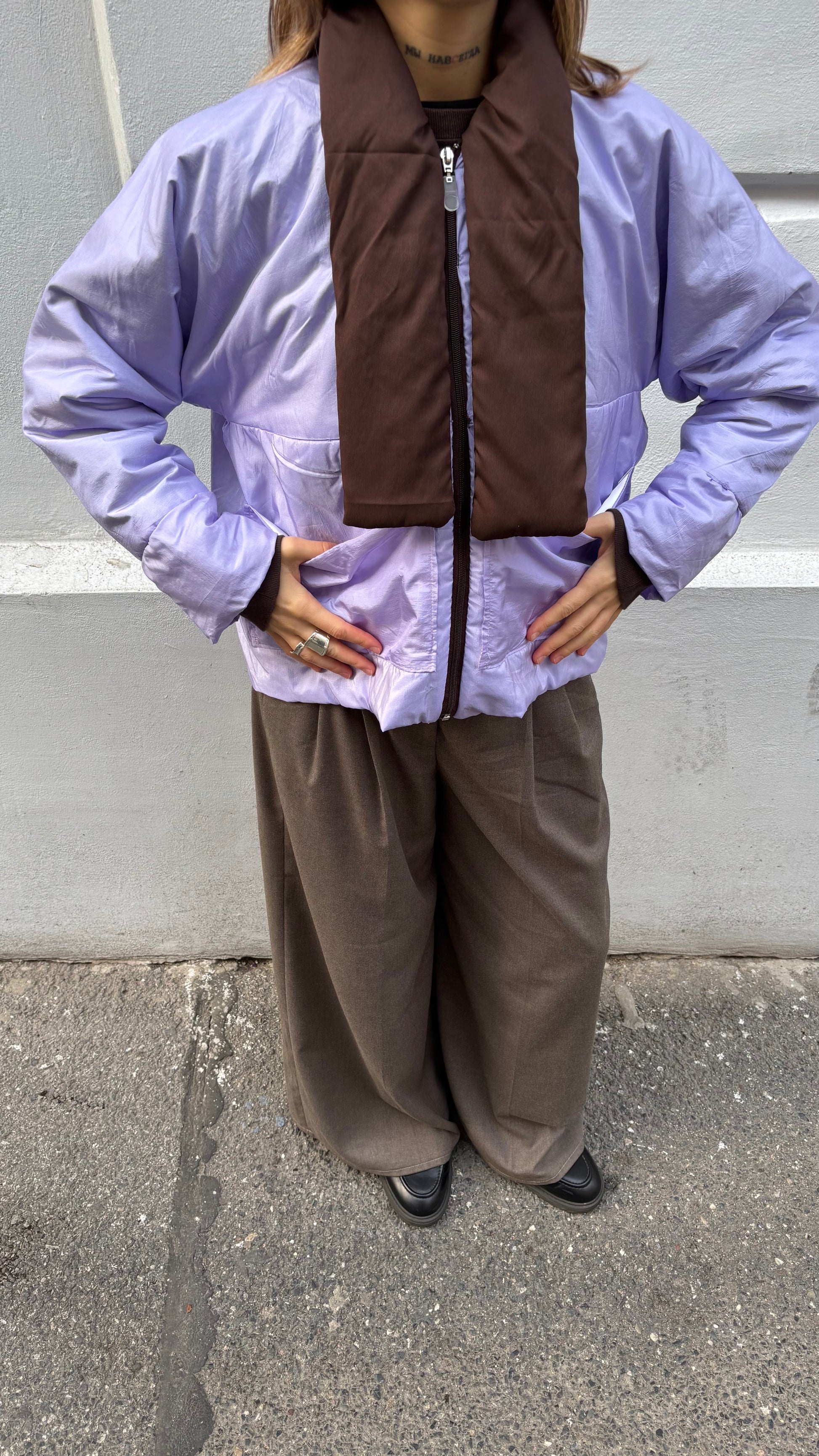 Oboustranný zateplený bog jacket